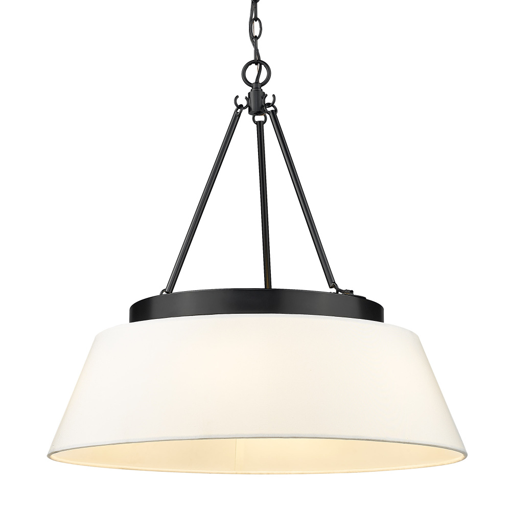 Golden Lighting Penn 6-light Chandelier in Matte Black
